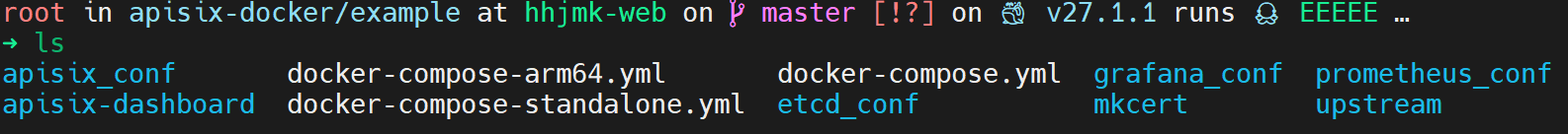 Docker compose五分钟部署Apisix网关+图形化管理 1